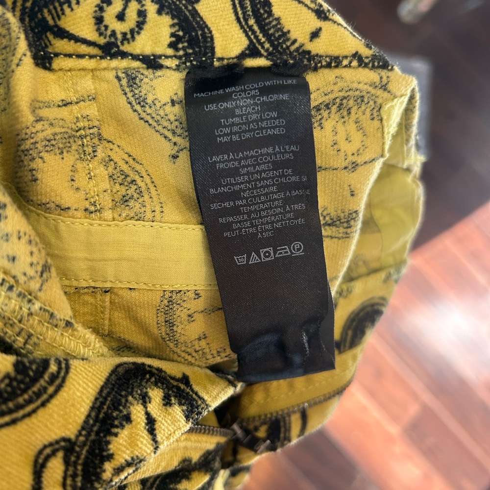 Maeve by Anthropologie The Colette Wide-Leg Velvet Cropped Pant - Picture 10 of 14